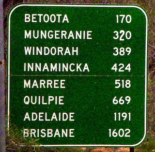 Road sign
